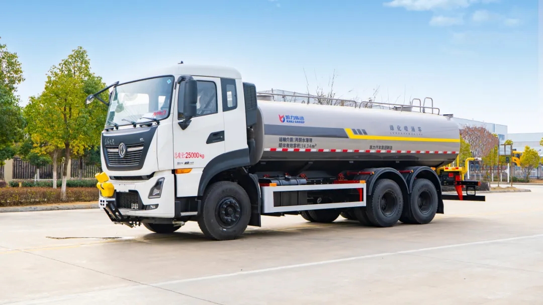 【熱銷推介】凱力風-東風天龍后雙橋升級版18.5方灑水車